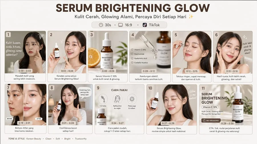 Storyboard skincare 16:9 preview