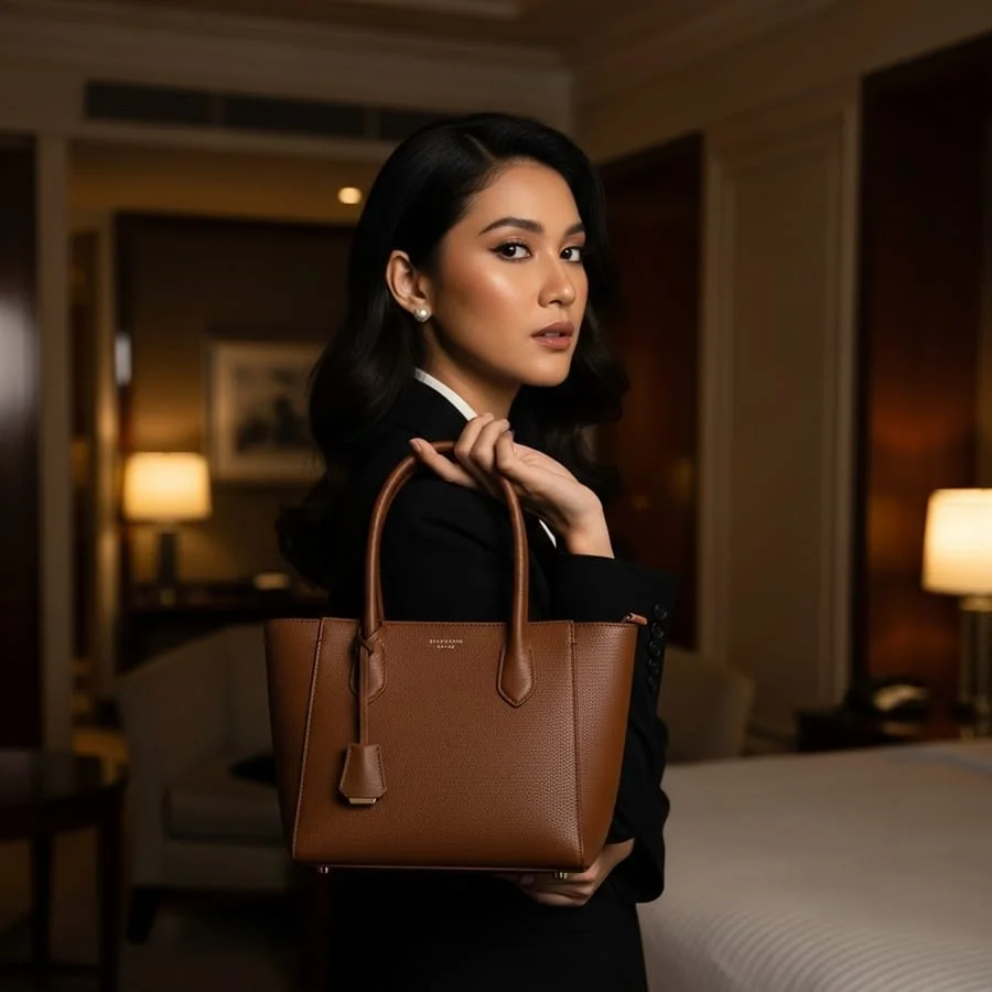 Try-on handbag preview