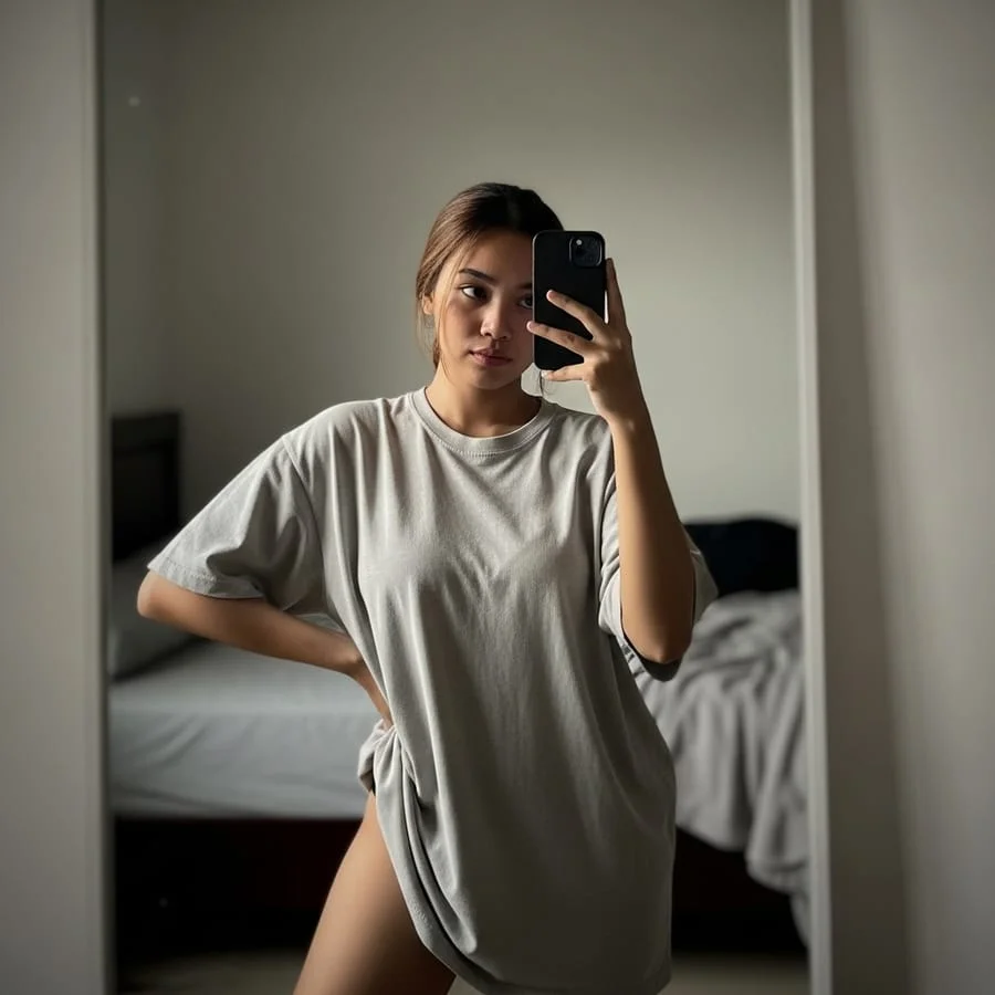 Try-on streetwear tee preview